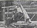 Will Murphy fishing off old dam in Millvale