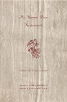 Bonnie Brae Menu