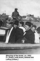 Father Robin Blessing Boats