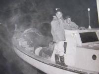 James "Duddie" Doucette on Fishing Boat