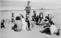Winnie Gallant and friends at beach