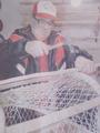 Veard Court building a lobster trap