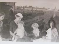 Edna and Yvonne Buote, and Helen and George Gallant