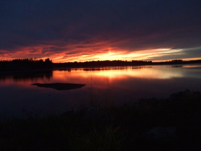 North River dusk